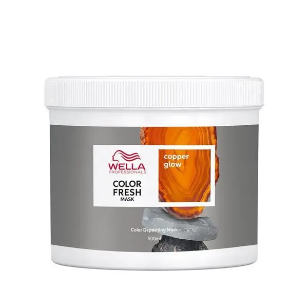 Wella Professionals Нюансираща Маска за коса, червен цвят - Wella Professionals Color Fresh Mask, Copper Glow, 500 мл