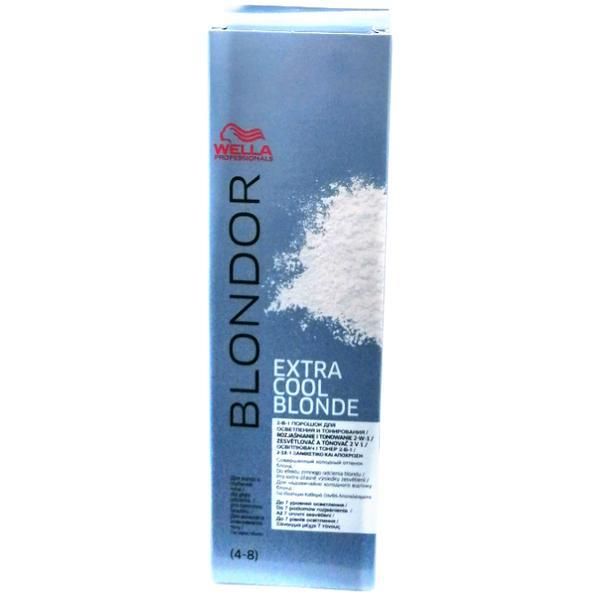 Wella Professionals Обезцветител 2 в 1 - Wella Professionals Blondor Extra Cool Blonde 2 in 1 Lightener &amp; Toner, 150г