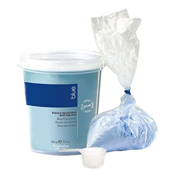 Fanola Обезцветяваща синя пудра - Fanola Bleaching Powder Dust-Free Blue, 500г