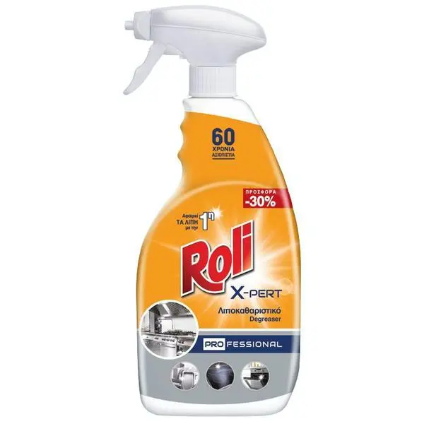 Roli Обезмаслител за кухня - Roli X-Pert Professional Degreaser, 600 мл