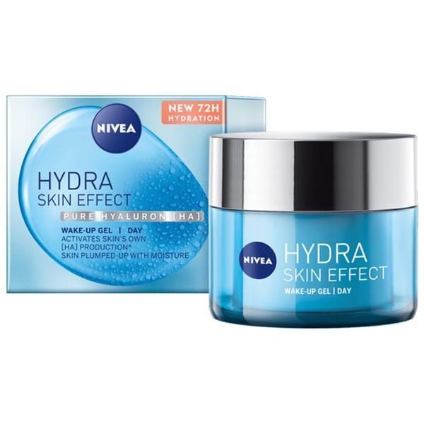 Nivea Ободряващ дневен гел крем с чиста хиалуронова киселина - Nivea Hydra Skin Effect, 50 мл