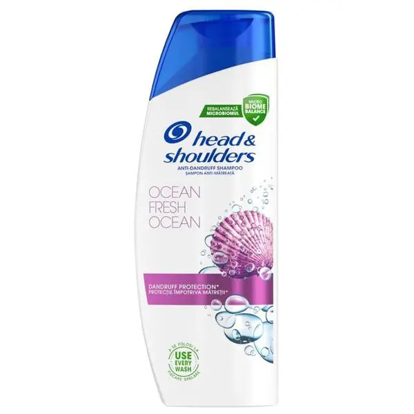 Head&Shoulders Ободряващ шампоан против пърхот - Head&amp;Shoulders Anti-dandruff Ocean Fresh, 330 мл