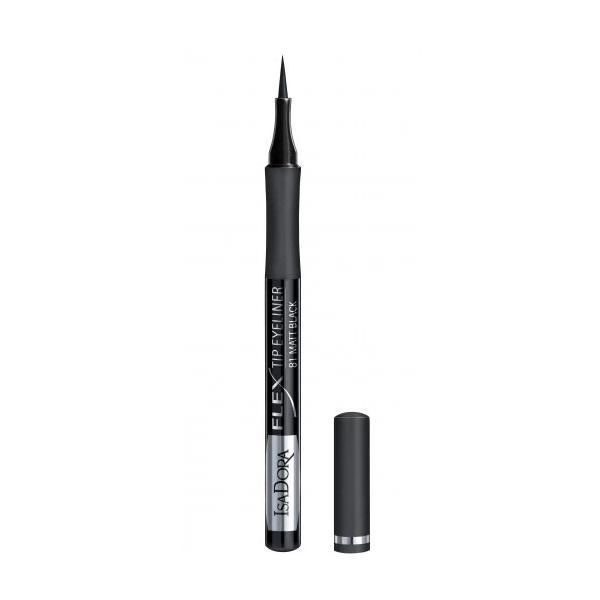 Isadora Очна линия - Flex Type Eyeliner Isadoea, нюанс 81 матово черно, 1 брой