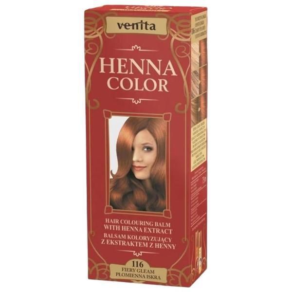 Henna Sonia Оцветяващ балсам с екстракт от къна Color Venita, Henna Sonia, No. 116 Intense Red, 75 мл