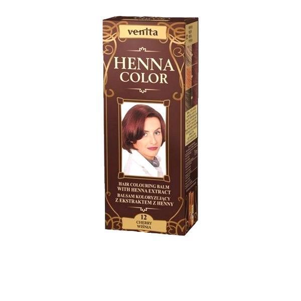 Henna Sonia Оцветяващ балсам с екстракт от къна Henna Sonia, Номер.12 Череша, 75 мл