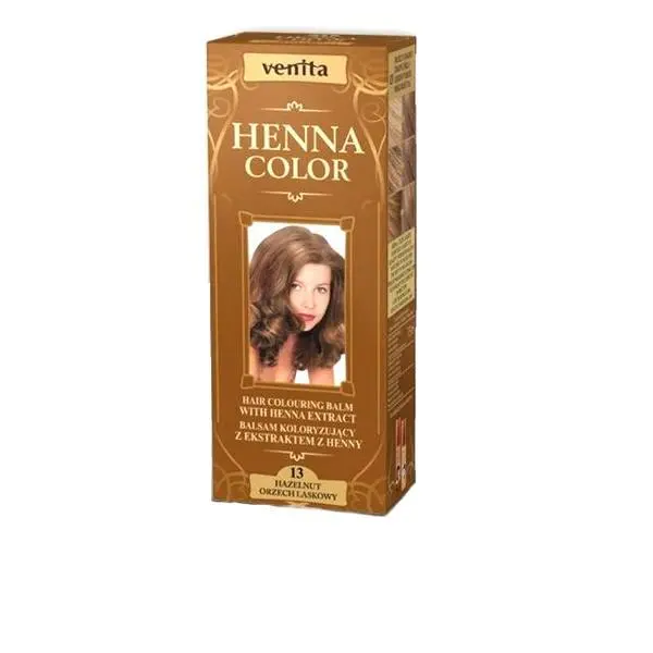 Henna Sonia Оцветяващ балсам с екстракт от къна Henna Sonia, Номер.13 Фъстък, 75 мл