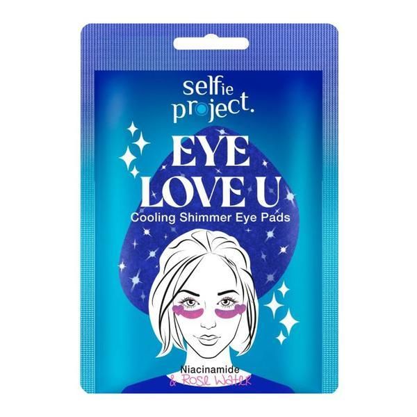 Farmona Охлаждащи лепенки за очи - Selfie Project Eye Love U Cooling Shimmer Eye Pads, 2 бр