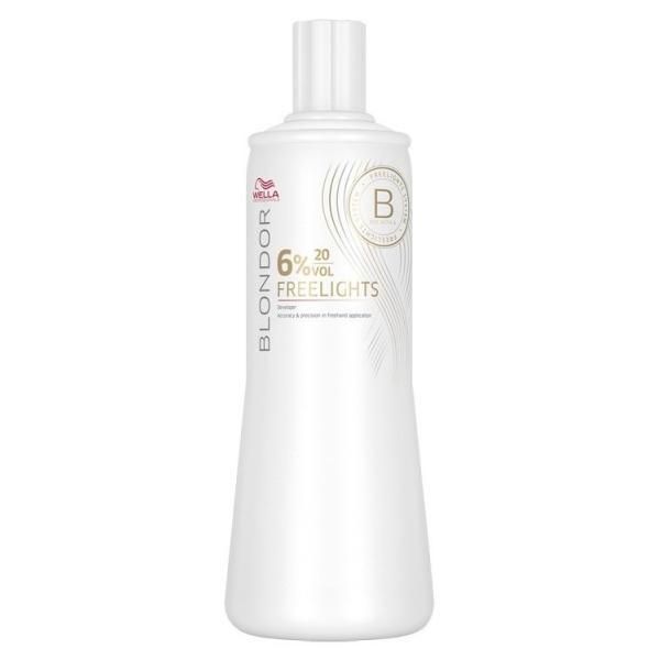 Wella Professionals Оксидант - Wella Professionals Blondor Freelights Developer, 6% - 20 Vol, 1000мл