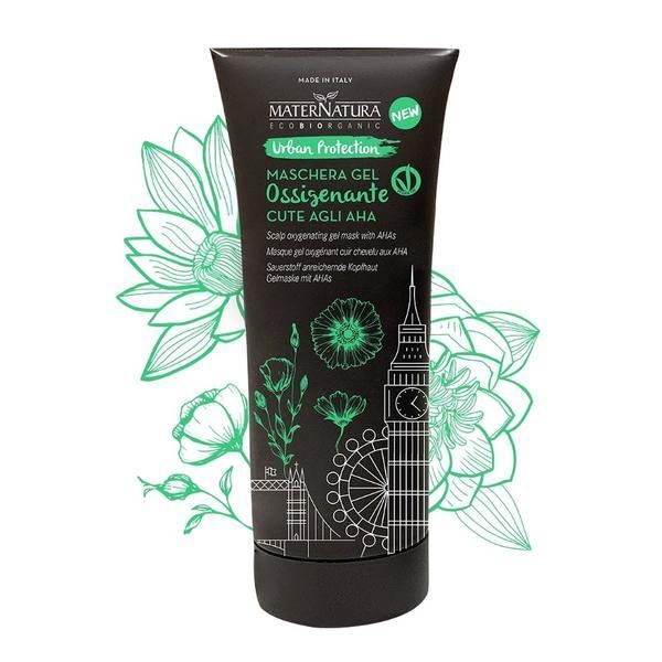 Maternatura Оксигенираща гелна маска за коса с AHA Urban protection MaterNatura, 150 мл
