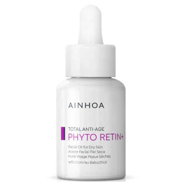 Ainhoa Олио за лице против стареене за суха кожа с бакучиол Ainhoa ????Total Anti-Age Phyto Retin+ , 30 мл