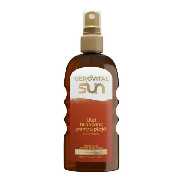 Gerovital Олио за плажен тен - Gerovital Sun Tanning Oil, 150 мл