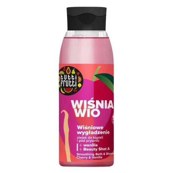 Farmona Олио за вана и душ с череши и ванилия - Tutti Frutti Smoothing Bath &amp; Shower Oil, Farmona, 400 мл