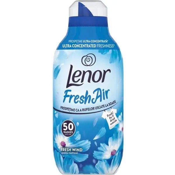 Lenor Омекотител за дрехи Adierea Vantului - Lenor Fresh Air Fresh Wind, 50 пранета, 0.7 л