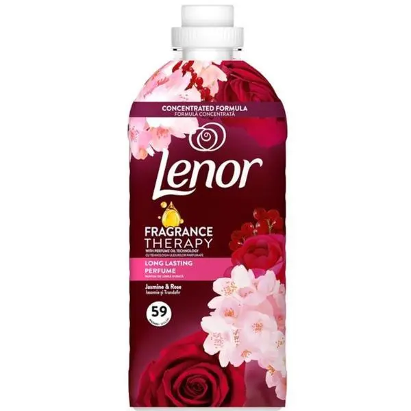 Lenor Омекотител за дрехи Жасмин и Роза - Lenor Fragrance Therapy Jasmine &amp; Rose, 59 пранета, 1.239 л