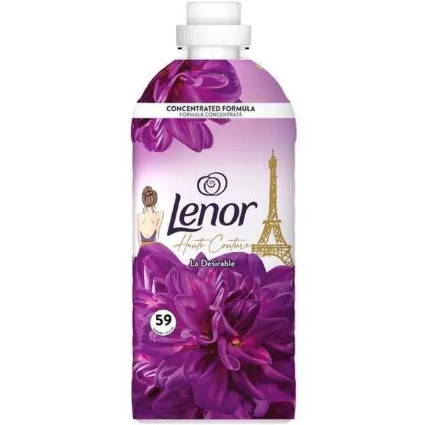 Lenor Омекотител за тъкани - Lenor Haute Couture La Desirable, 59 пранета, 1.239 л