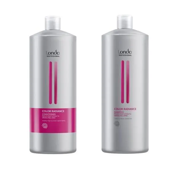 Londa Professional Опаковка за боядисана коса - Londa Professional Color Radiance: Шампоан 1000 мл, Балсам 1000 мл
