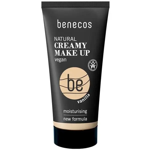 Benecos Органичен фон дьо тен за много светла кожа Benecos Natural Creamy Make Up, нюанс Ванилия, 30 мл