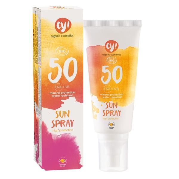 Eco Cosmetics Органичен спрей със слънцезащита SPF 50 Eco Cosmetics, 100 мл