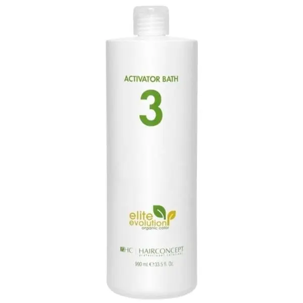 Hair Concept Органична окислителна емулсия 3, концентрация 9% (30 об.)** &ndash; HairConcept Professional Activator Bath 3, 990 мл