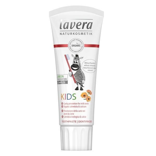 Lavera Органична паста за зъби за деца с невен и калциева Lavera, 75 мл
