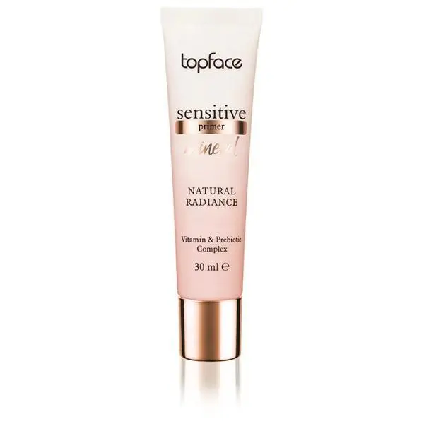 Topface Oснова  за чувствителна кожа - Topface Sensitive Primer Mineral Natural Radiance, 30 мл