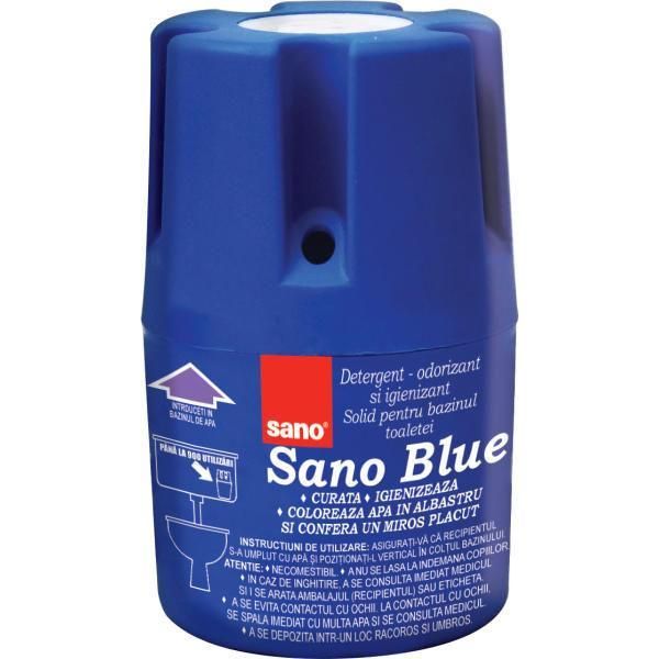 Sano Освежител за тоалетна - Sano Blue, 150 гр