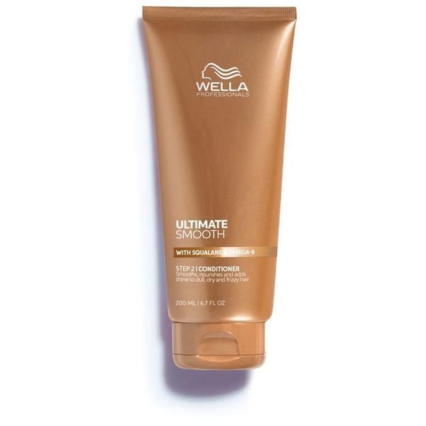 Wella Professionals Овлажняващ балсам за суха и изтощена коса със сквалан и омега 9 - Wella Professionals Ultimate Smooth с антистатичен ефект, 200 мл