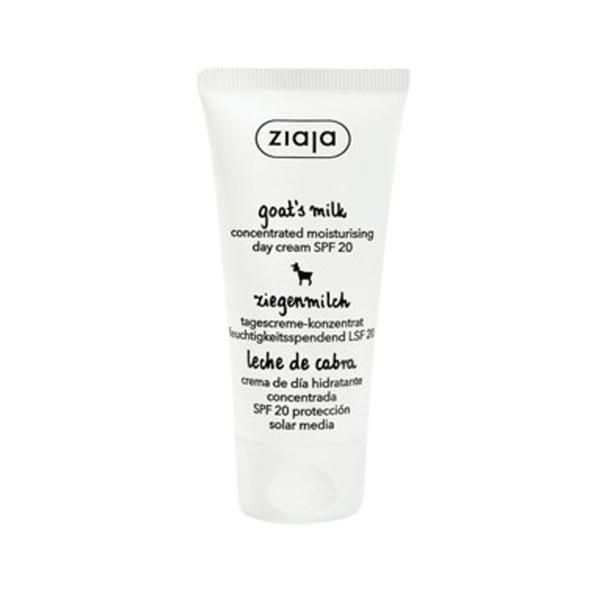 Ziaja Овлажняващ дневен крем с козе мляко и SPF 20 - Ziaja Goat`s Milk Concentrated Moisturizing Day Cream SPF 20, 50 мл
