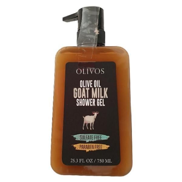 Olivos Овлажняващ душ гел със зехтин и козе мляко Olivos, 750 мл
