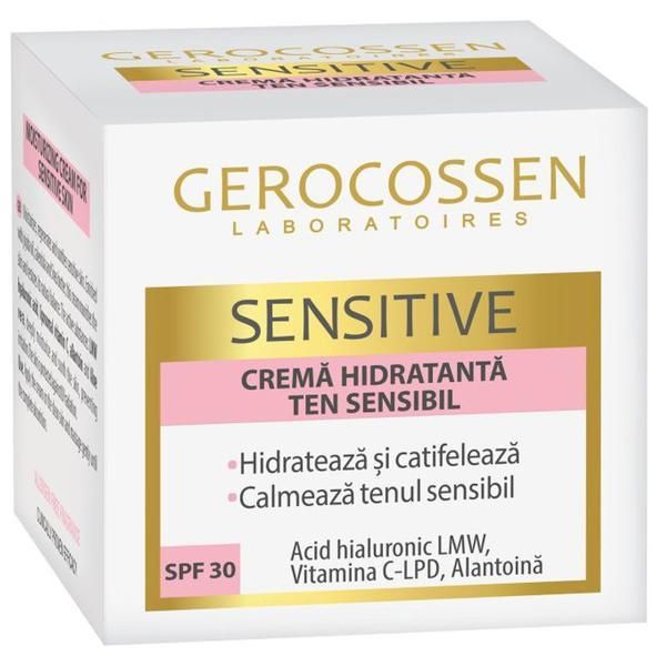 Gerocossen Овлажняващ крем за чувствителна кожа - Gerocossen Sensitive SPF 30, 50 мл