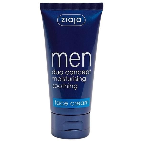 Ziaja Овлажняващ крем за лице SPF 6 - Ziaja Men Face Cream Duo Concept, 50 мл