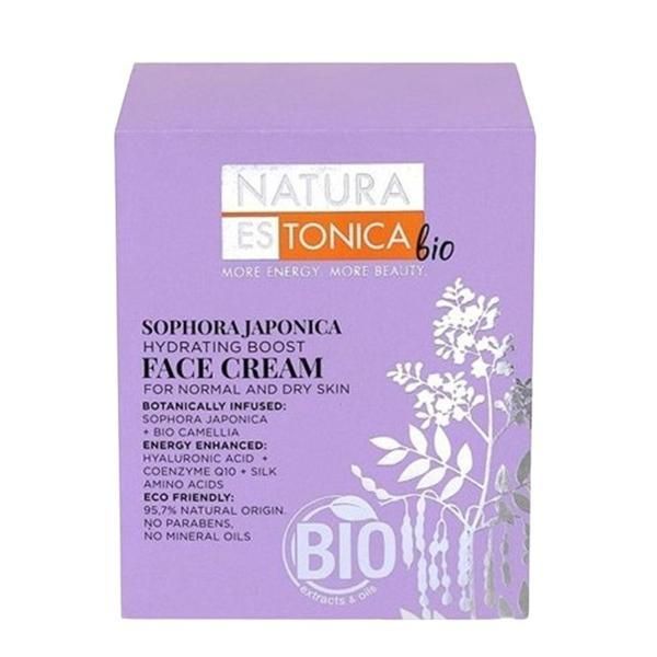 Natura Estonica Овлажняващ крем за лице за нормална или суха кожа - Natura Estonica Sophora Japonica Hydrating Boost Face Cream, 50 мл