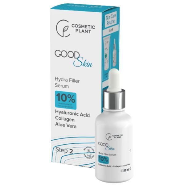 Cosmetic Plant Овлажняващ серум с хиалуронова киселина и алое вера Cosmetic Plant Good Skin Hydra Filler Serum, 30 мл