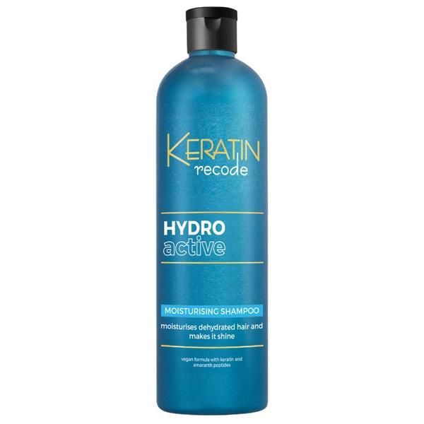 Keratin Recode Овлажняващ шампоан за дехидратирана коса - Keratin Recode Hydro Active Moisturizing Shampoo, 400 мл