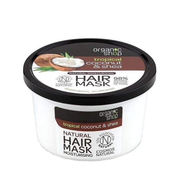 Organic Shop Овлажняваща маска с кокос и ши Organic Shop, 250мл