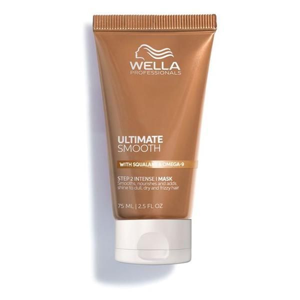 Wella Professionals Овлажняваща маска за суха и изтощена коса със сквалан и омега 9 - Wella Professionals Ultimate Smooth с антистатичен ефект, 75 мл