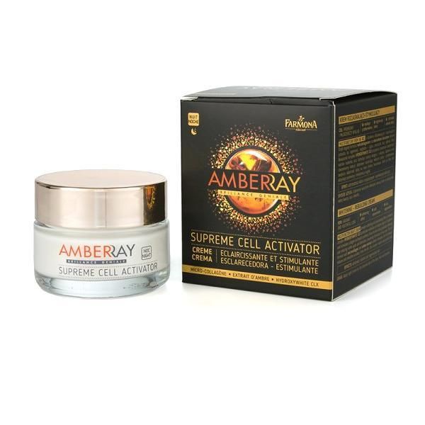 Farmona Озаряващ и стимулиращ нощен крем - Farmona Amberray Supreme Cell Activator Cream, 50мл