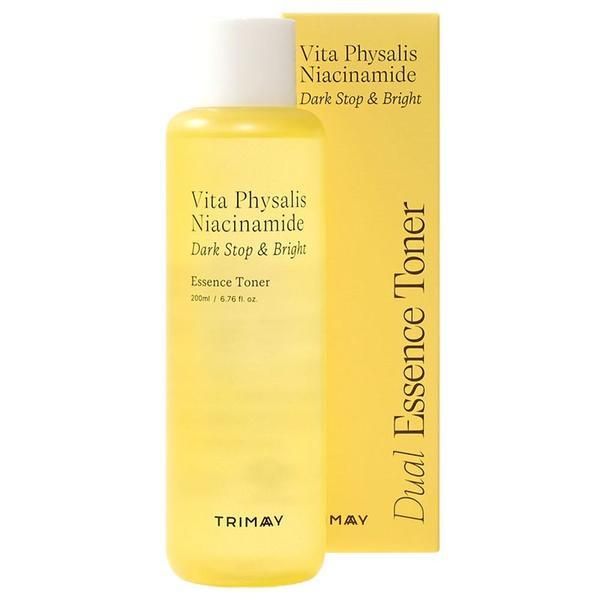 Trimay Озаряващ тонер против пигментни петна - Trimay Vita Physalis Niacinamide Dark Stop &amp; Bright, 200 мл