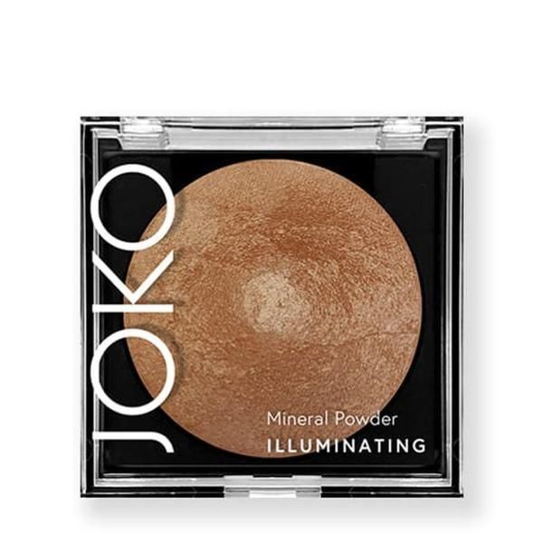 Joko Озаряваща минерална пудра - Joko Mineral Baked Powder, нюанс 06 Dark Bronze, 8 гр