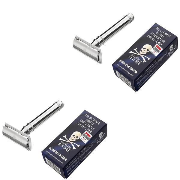 The Bluebeards Revenge Пакет 2 x Двойно устройство за бръснене - The Bluebeards Revenge Scimitar Razor The Ultimate Double Edged Razor