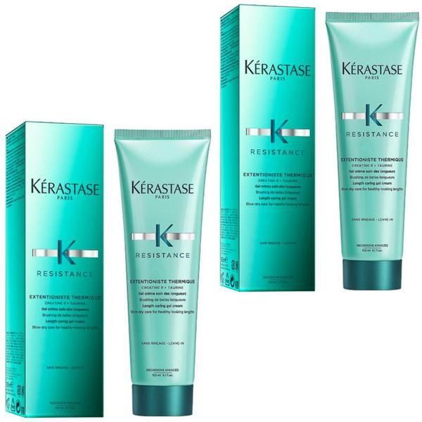 Kerastase Пакет 2 x Гел крем за термична защита за дълга коса - Kerastase Resistance Extentioniste Thermique Length Caring Gel Cream, 150мл