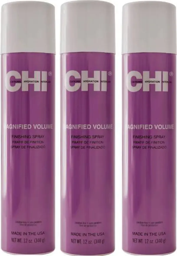 CHI Пакет 3 x Фиксатор CHI Farouk Magnified Volume Finishing Spray 340г