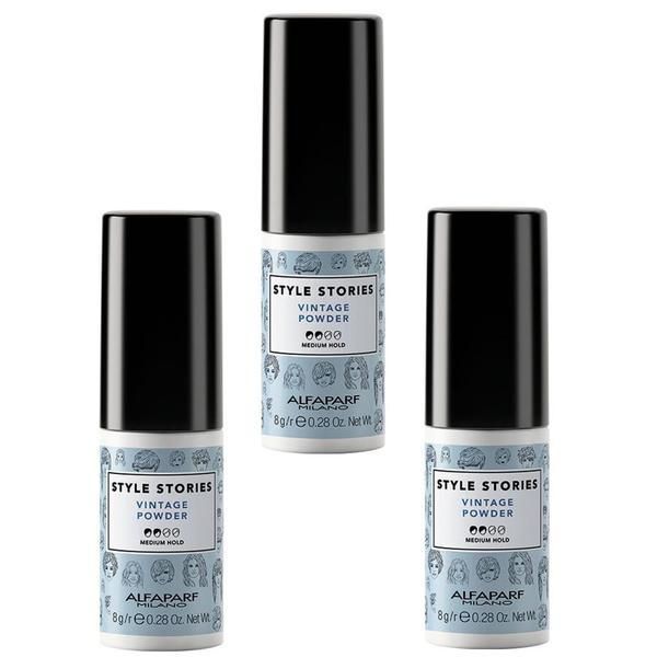 Alfaparf Milano Пакет 3 x Пудра за обем и текстура - Alfaparf Milano Style Stories Vintage Powder, 8г