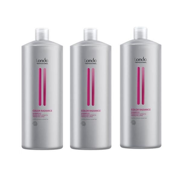 Londa Professional Пакет 3 x Шампоан за боядисана коса - Londa Professional Color Radiance Shampoo 1000 мл
