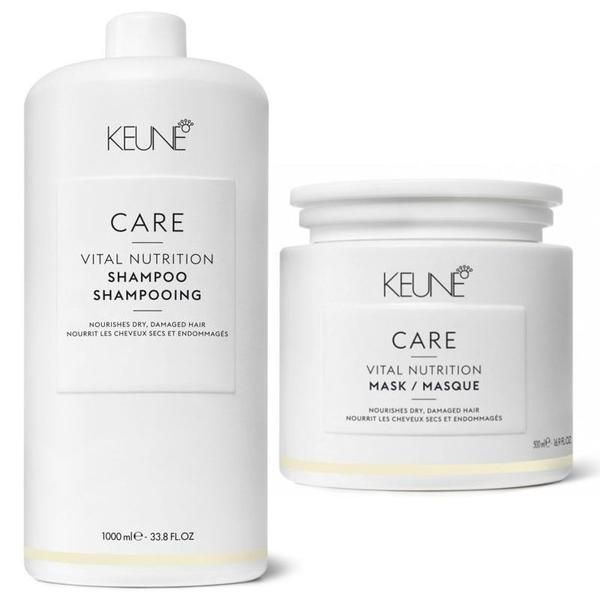Keune Пакет Keune Care Vital Nutrition &ndash; Шампоан и Маска