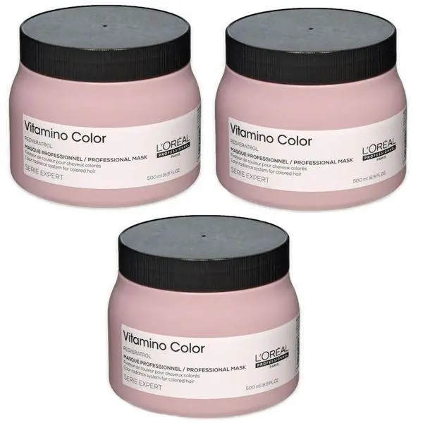 L'oreal Professionnel Пакет Маска за боядисана коса - L'Oreal Professionnel Vitamino Color Masque 500 мл ( 2 + 1 )