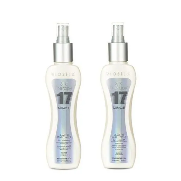 Biosilk Пакет от 2 x Балсам без отмиване - Biosilk Farouk Silk Therapy 17 Miracle Leave-In Conditioner, 167 мл