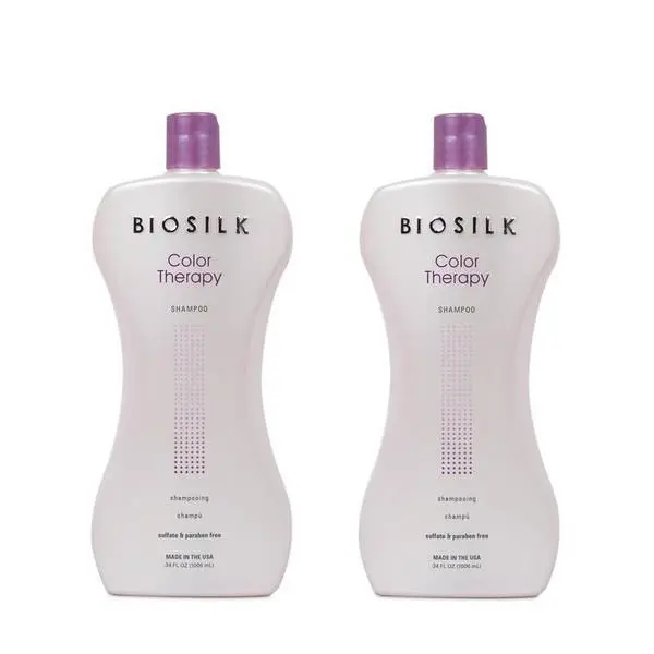 Biosilk Пакет от 2 x Шампоан за боядисана коса - Biosilk Farouk Color Therapy Shampoo, 1006 мл