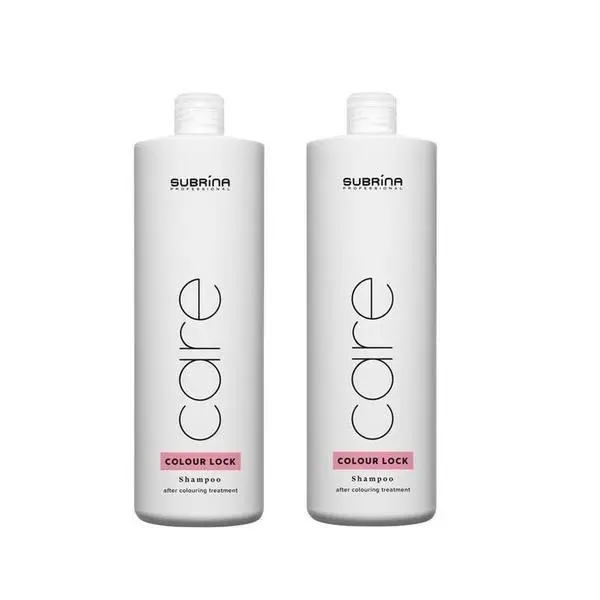 Subrina Пакет от 2 x Шампоан за защита на цвета - Subrina Professional Care Colour Lock Shampoo, 1000 мл