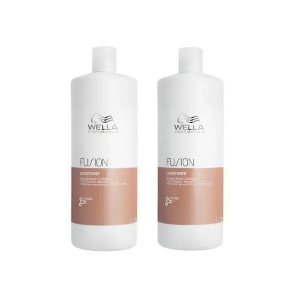 Wella Professionals Пакет от 2 x Възстановяващ балсам за увредена коса - Wella Professionals Fusion, 1000 мл